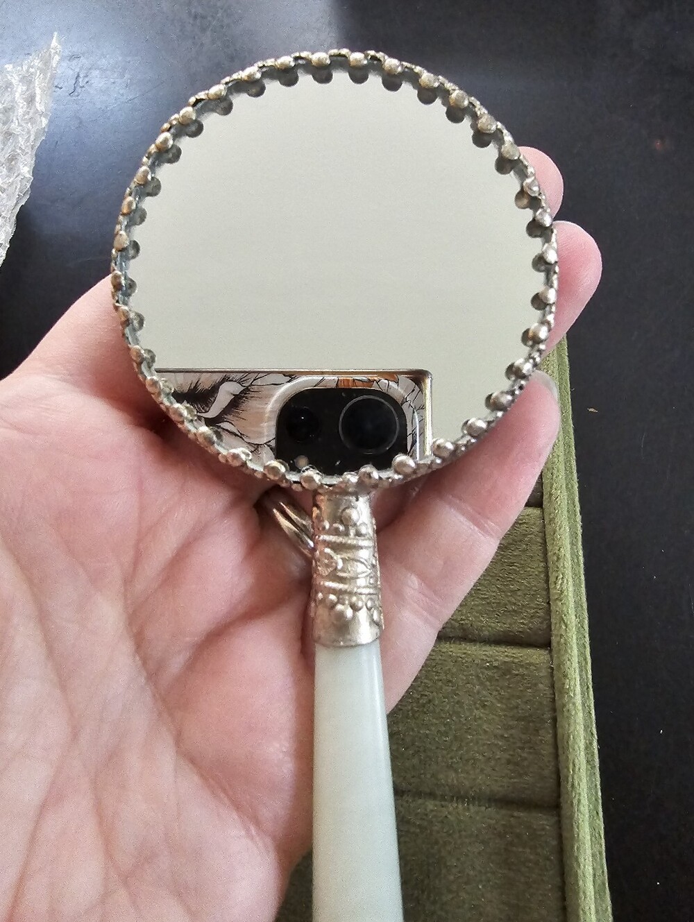 Vintage Hand Mirror - Picture 4 of 5